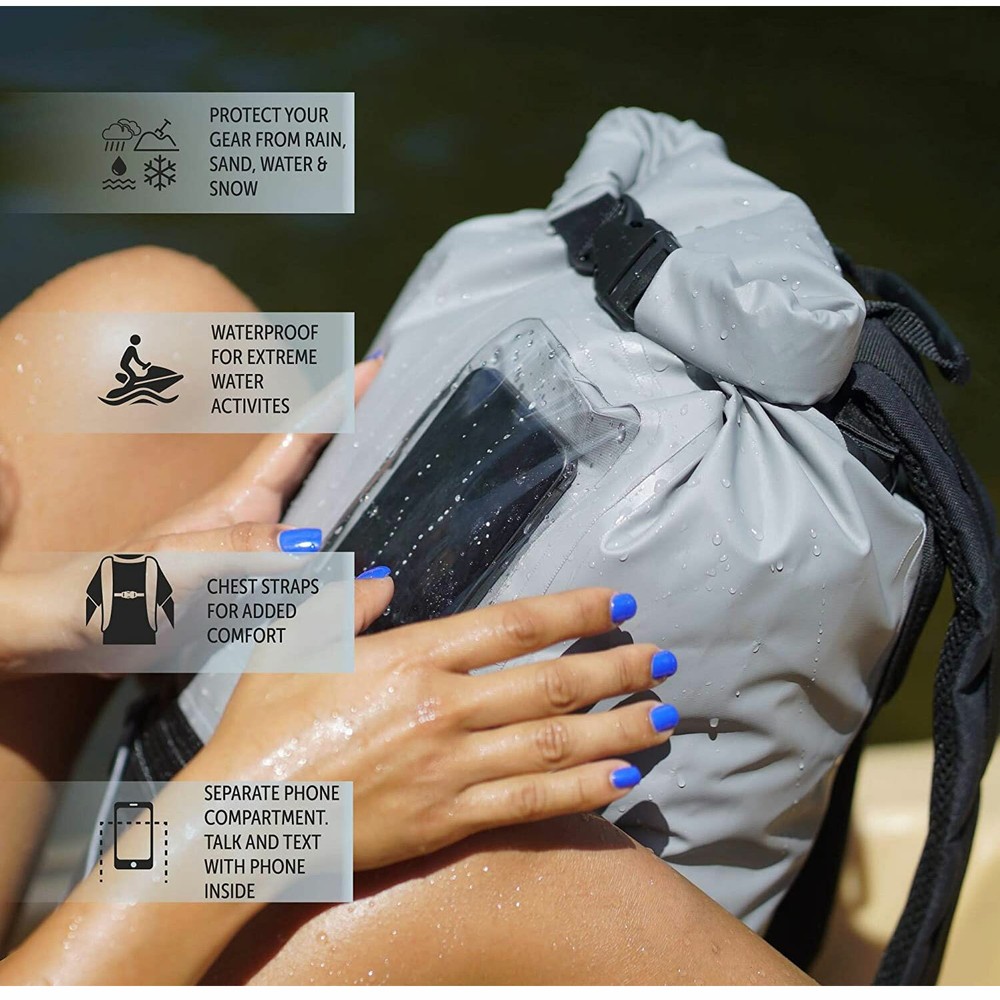 Geckobrands Hydroner 20L Waterproof Backpack