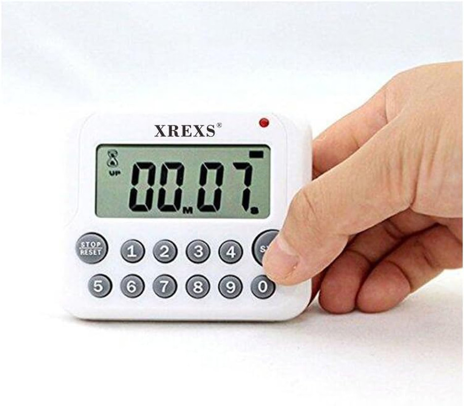 Digital Kitchen Timer Magnetic Countdown up Cooking Timer Clock with Magnet Back