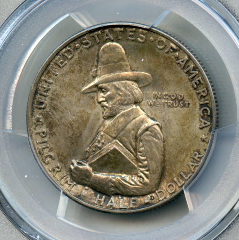 1920 Pilgrim Commemorative Silver Half Dollar PCGS MS 65