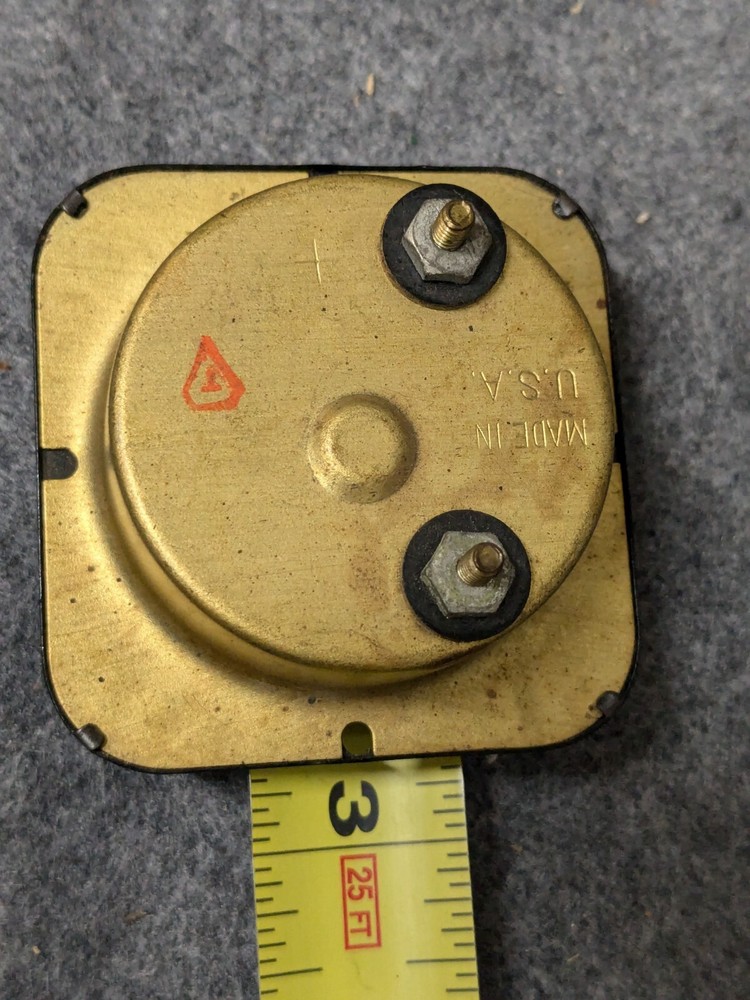 Vintage Density Indicator Panel Guage - Made in USA