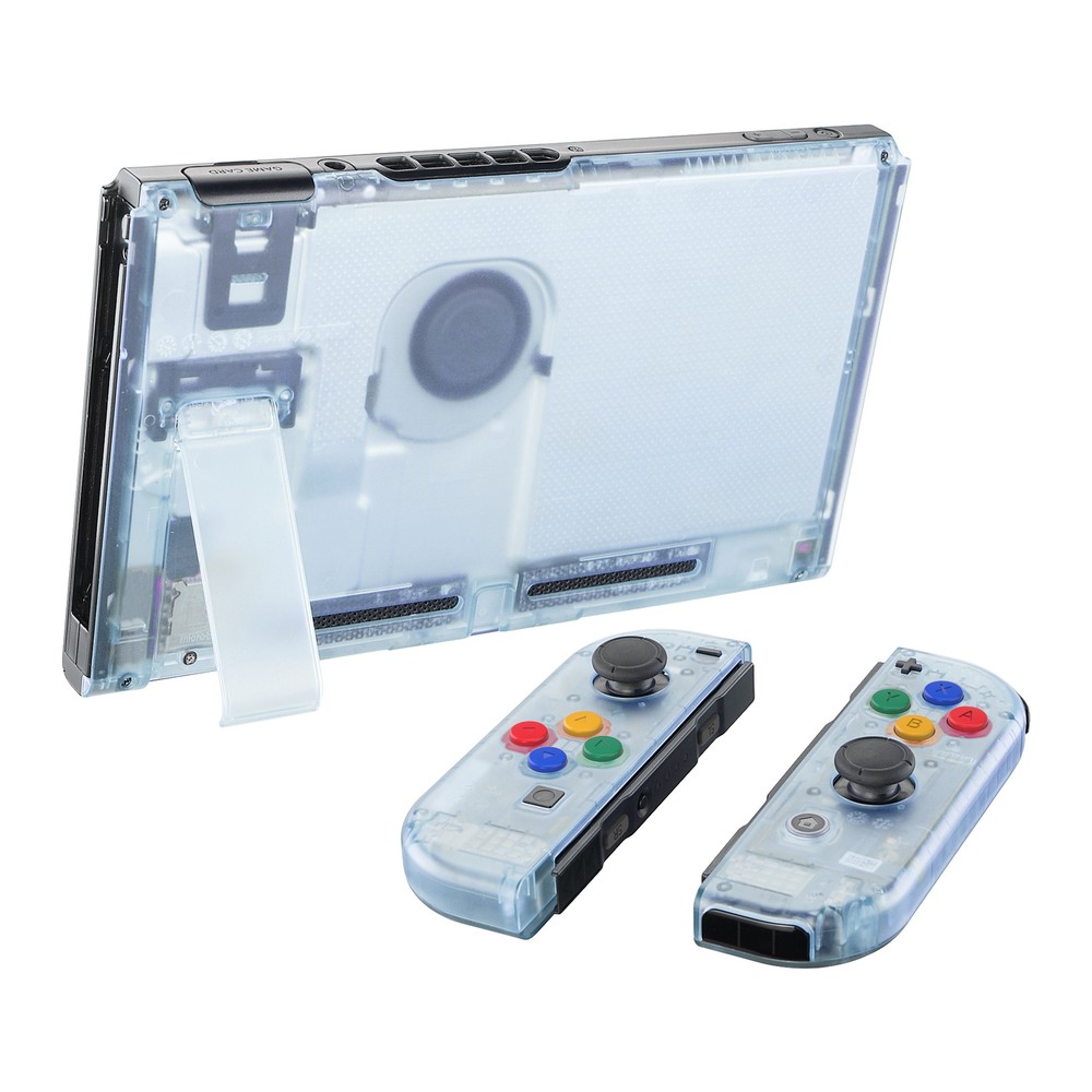 Glacier Blue Console Housing Shell with Buttons Replacement for Nintendo Switch