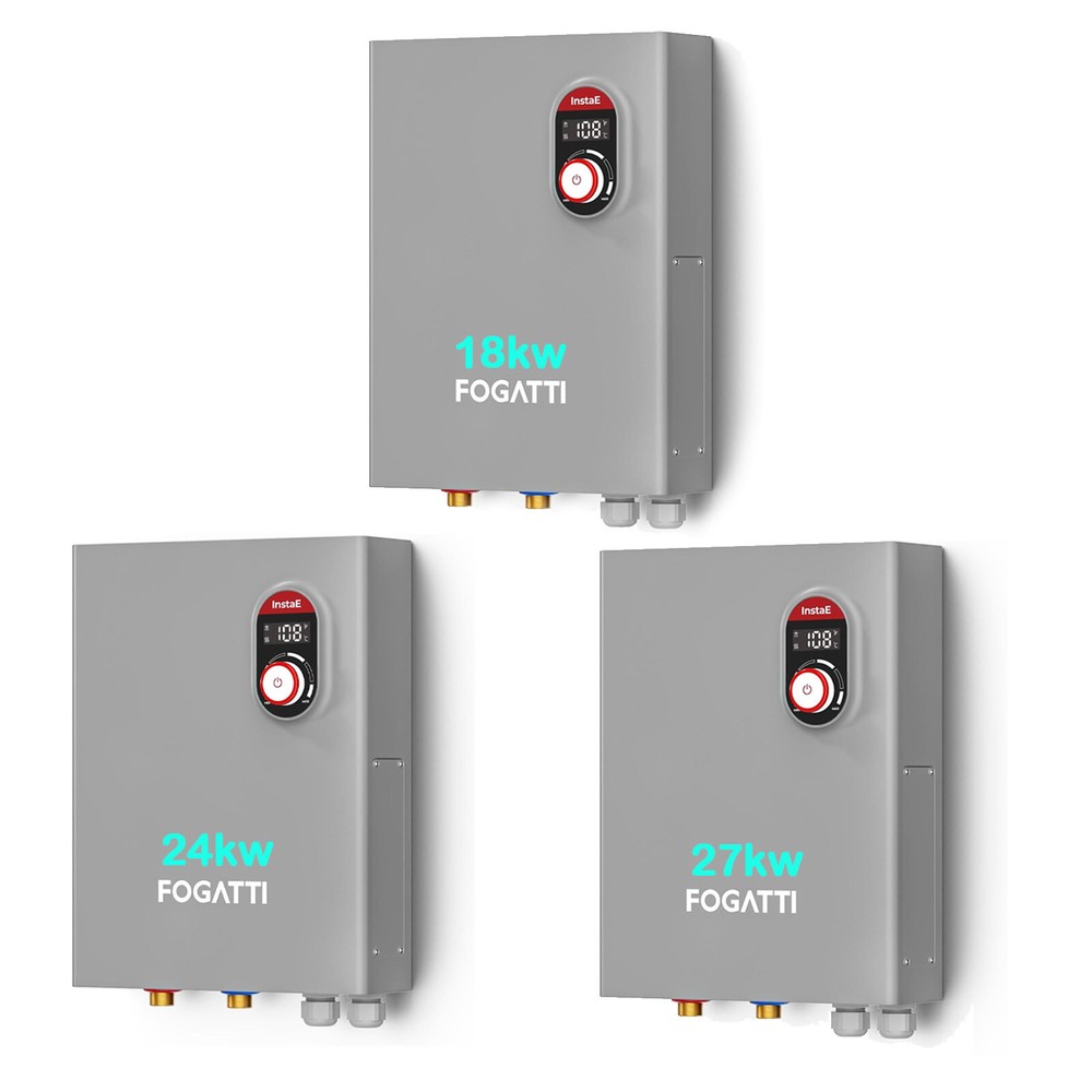 18/24/27kw Tankless Water Heater Electric Instant Hot for Whole House