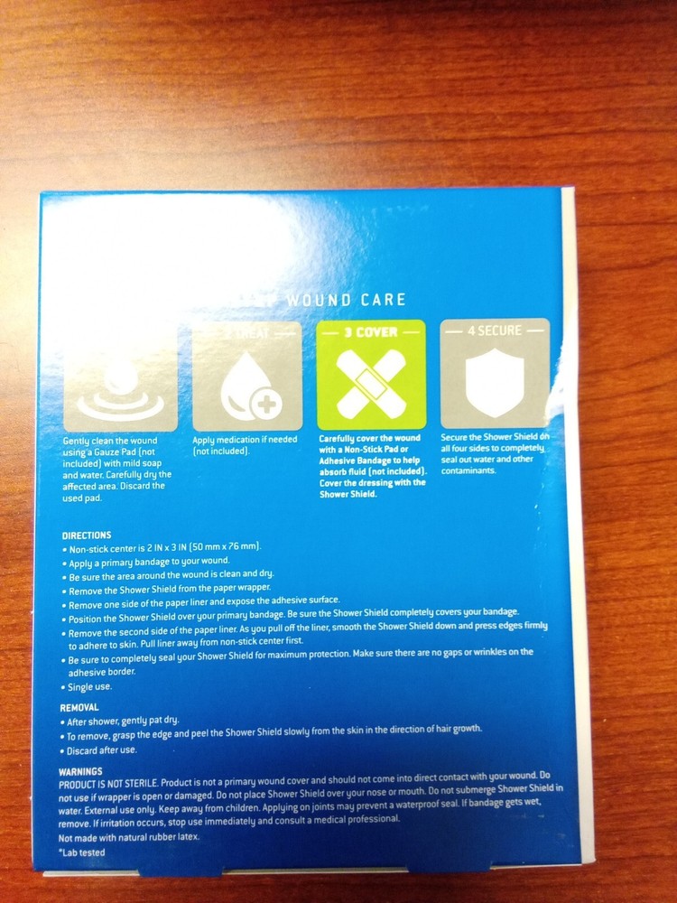 3 x Care Science Clear Shower Shield