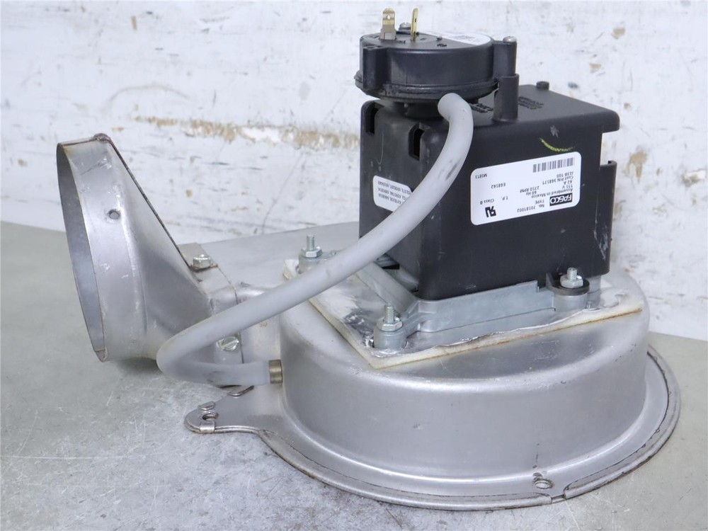 FASCO 70581002 Draft Inducer Blower Motor Assembly 348571 w/ Pressure Switch