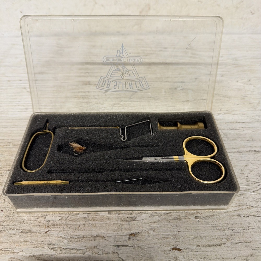 Dr. Slick Brass Fly Tying Gift Set 5 pcs Missing 2 Pieces.