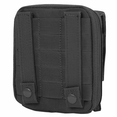 MOLLE Map Pouch Document ID Chart Clear Cover Case Carrier - BLACK