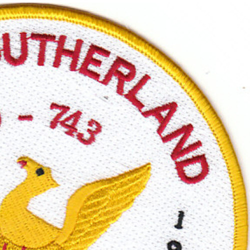 DD-743 USS Southerland Patch - Version c