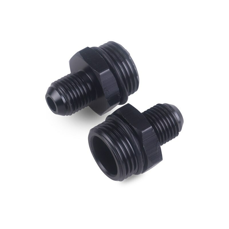 High Flow Inline Fuel Filter 100 Micron Cleanable 6AN 8AN 10AN Adapter Universal