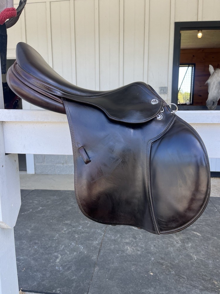 Prestige Eventing Jump Saddle Brown 18”
