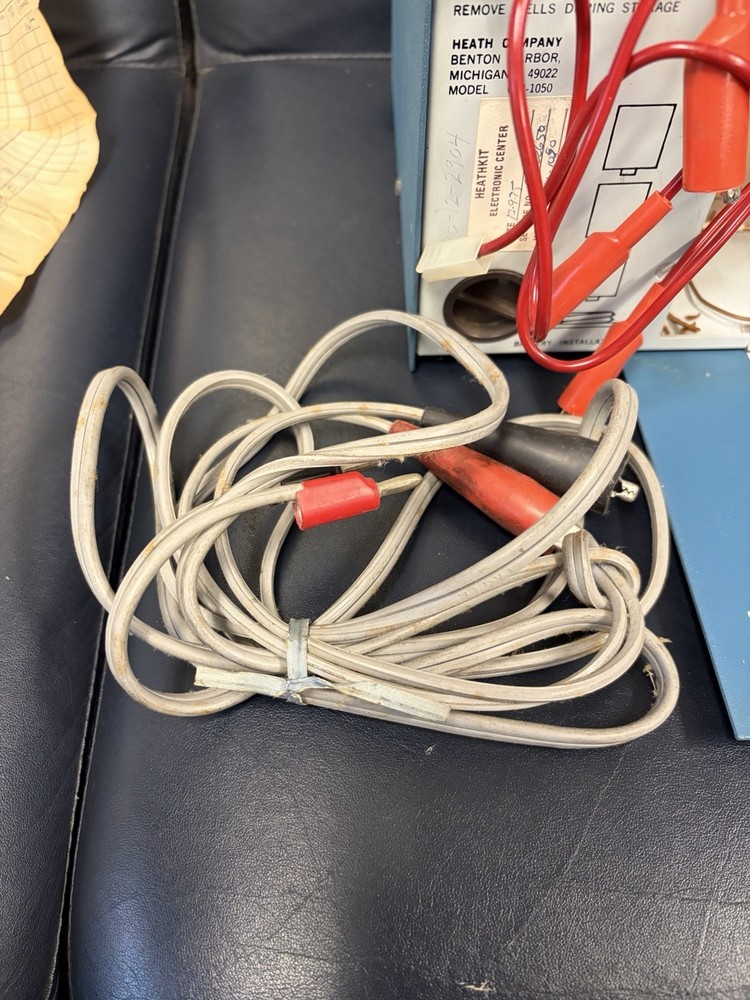 Heathkit Engine Analyzer Model CM-1050 + Manual And Connections! Working