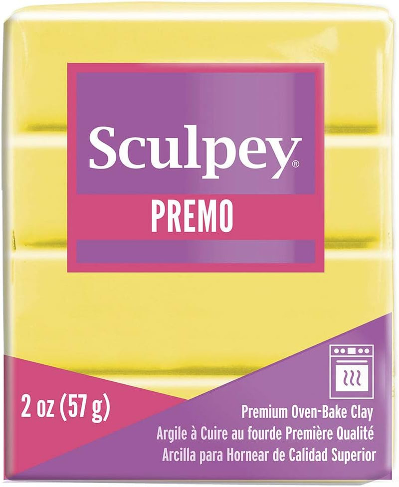 Premo Polymer Clay, Sunshine, 2 Oz. Bar