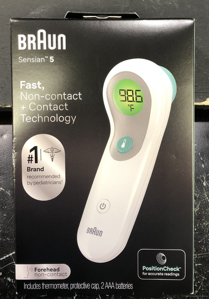Braun NTF3000US No Touch Plus Forehead Digital Thermometer
