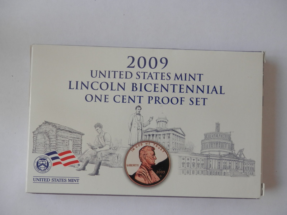 2009 Lincoln Bicentennial one cent proof set