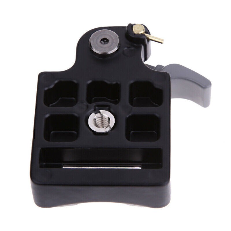 Black Camera Plate Adapter For 3/8” Nuts Plate Quick Release Connection Adapter