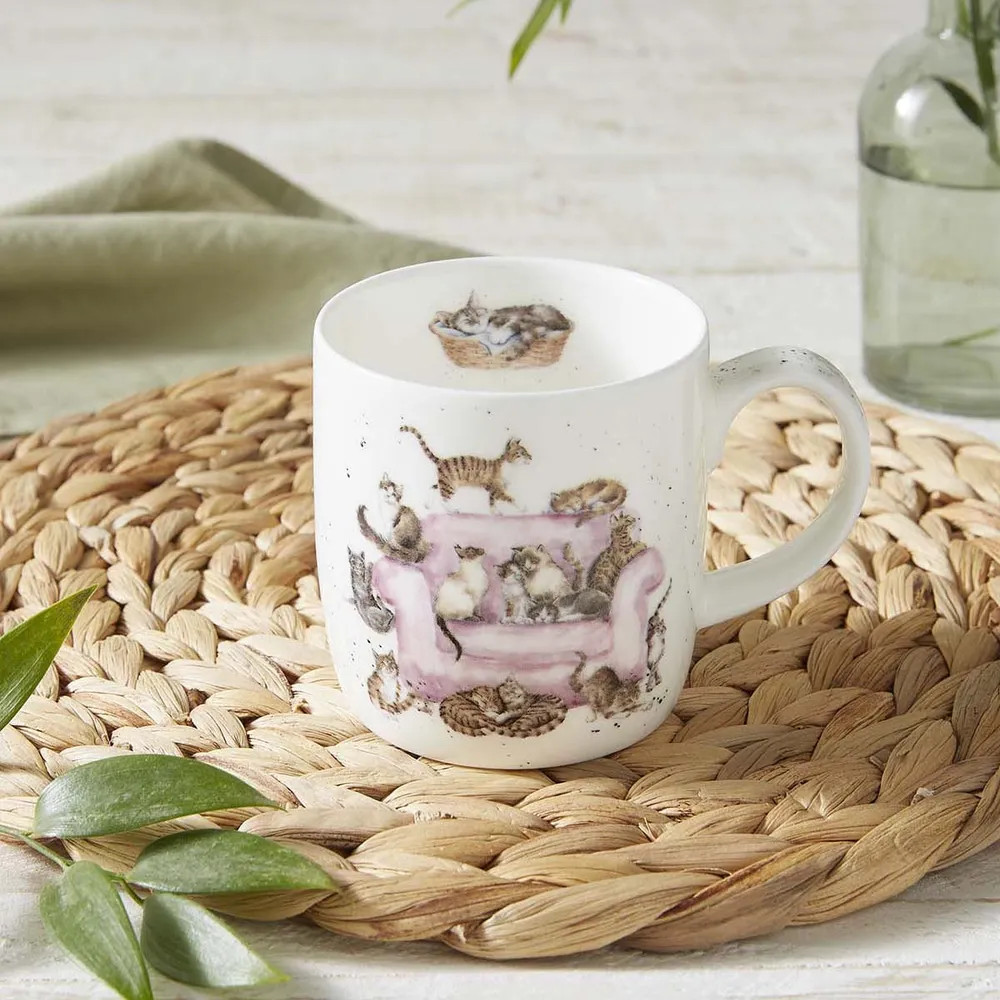 Royal Worcester Wrendale Mug - 'Cattitude'