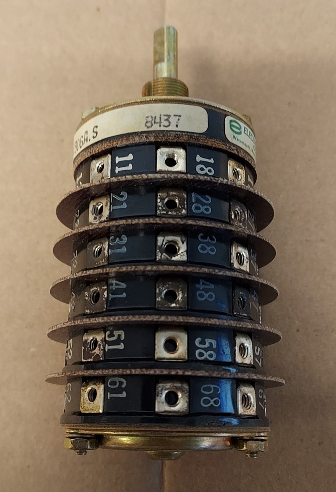 SWITCH, ROTARY - PN# 31306A-S - ELECTROSWITCH