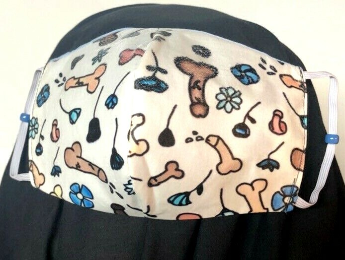 ***Dancing Peters*** REVERSIBLE Cotton Face mask (handmade)