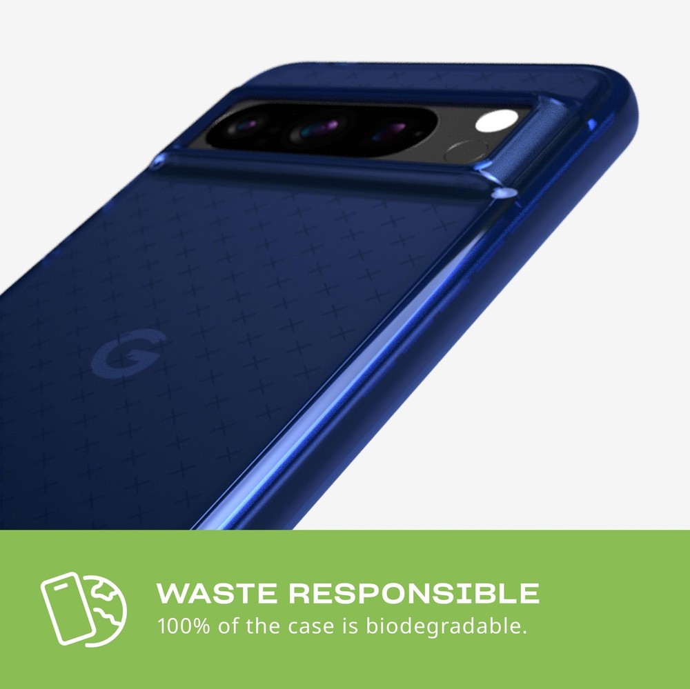 Tech21 Evo Check Impact Protection Case for Google Pixel 8 Pro Midnight Blue