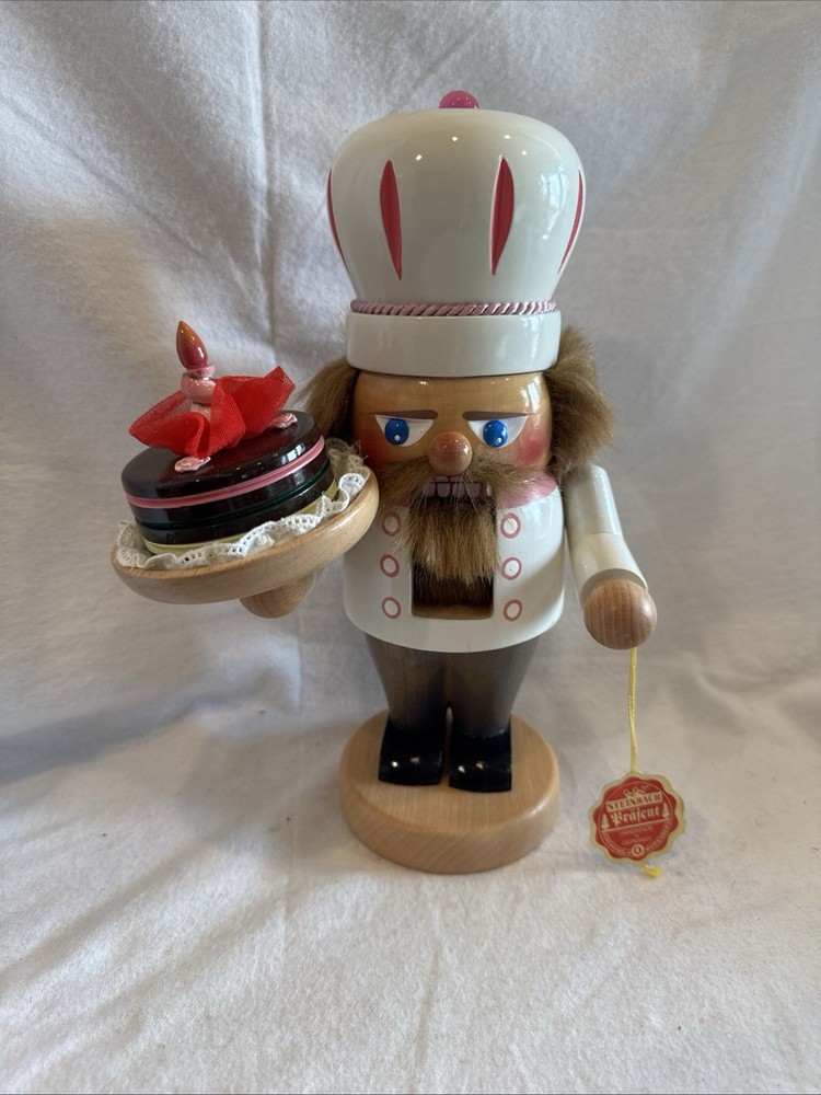 Original Steinbache Nutcracker Volksknuts Germany Hand Painted Chef Baker