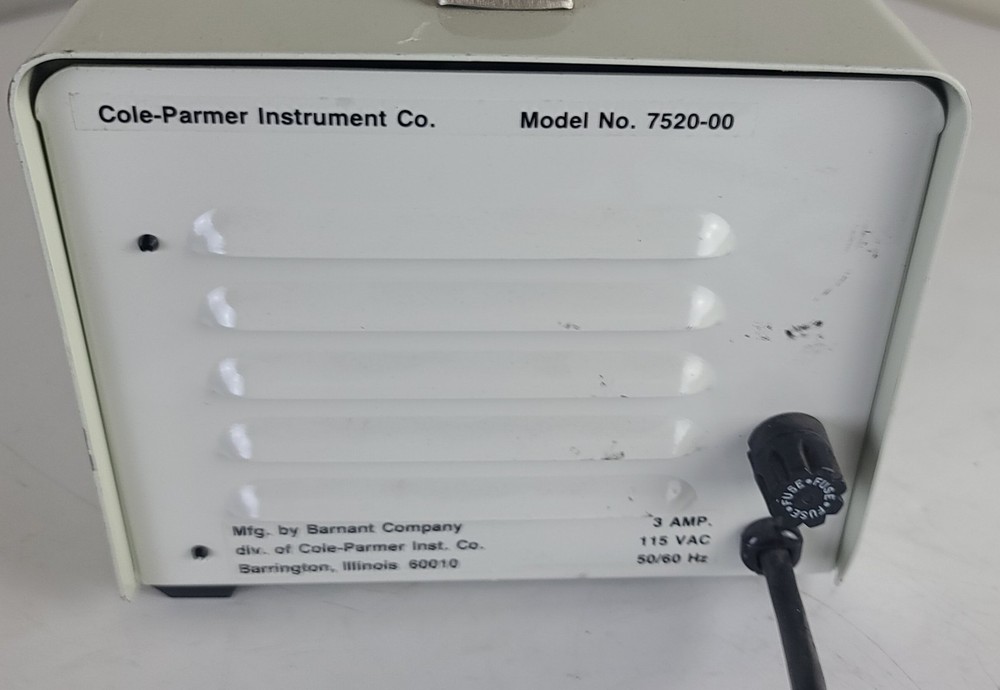 Cole Parmer Masterflex 7520-00 Pump ~ Working