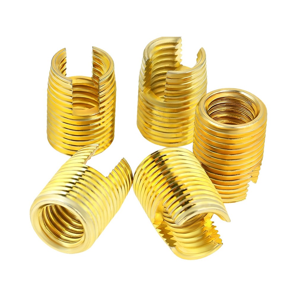 50Pcs Self Tapping Thread Inserts Set, Thread Inserts Reinforce Repair Tool