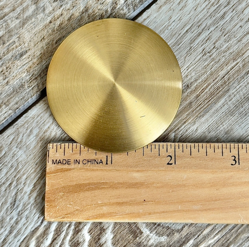 Wall Clock Pendulum Bob Replacement Part 2.7oz Gold Tone