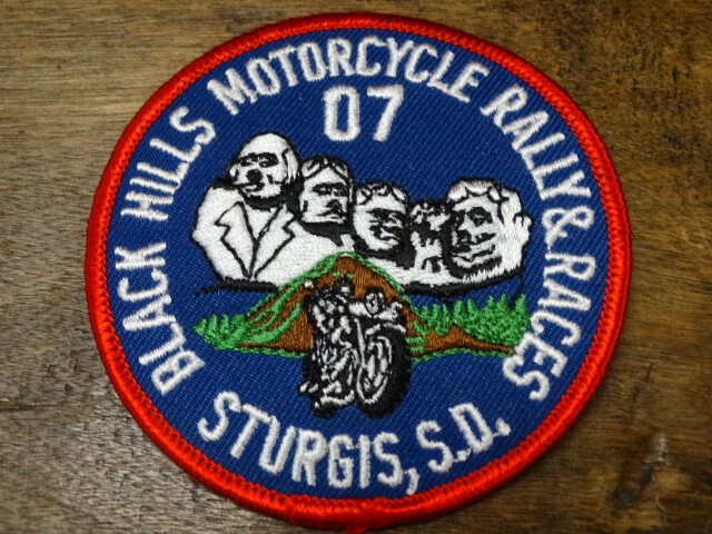 2007 Black Hills Motorcycle Rally & Races 3" Patch