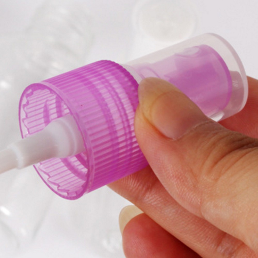 20 Multi Color TSA-Approved Travel Friendly Reusable Clear Perfume Atomizer