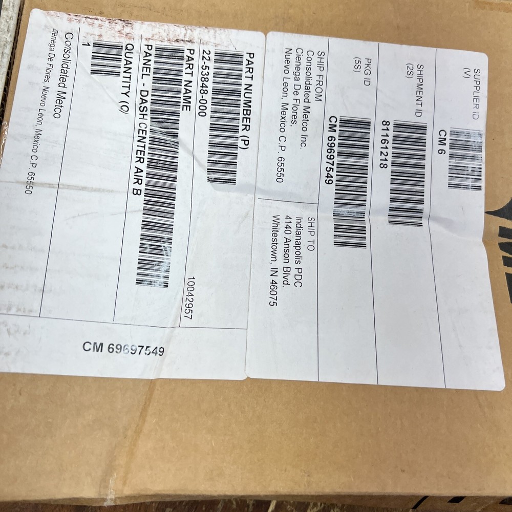 Freightliner Dash Panel P/N: 22-53848-000