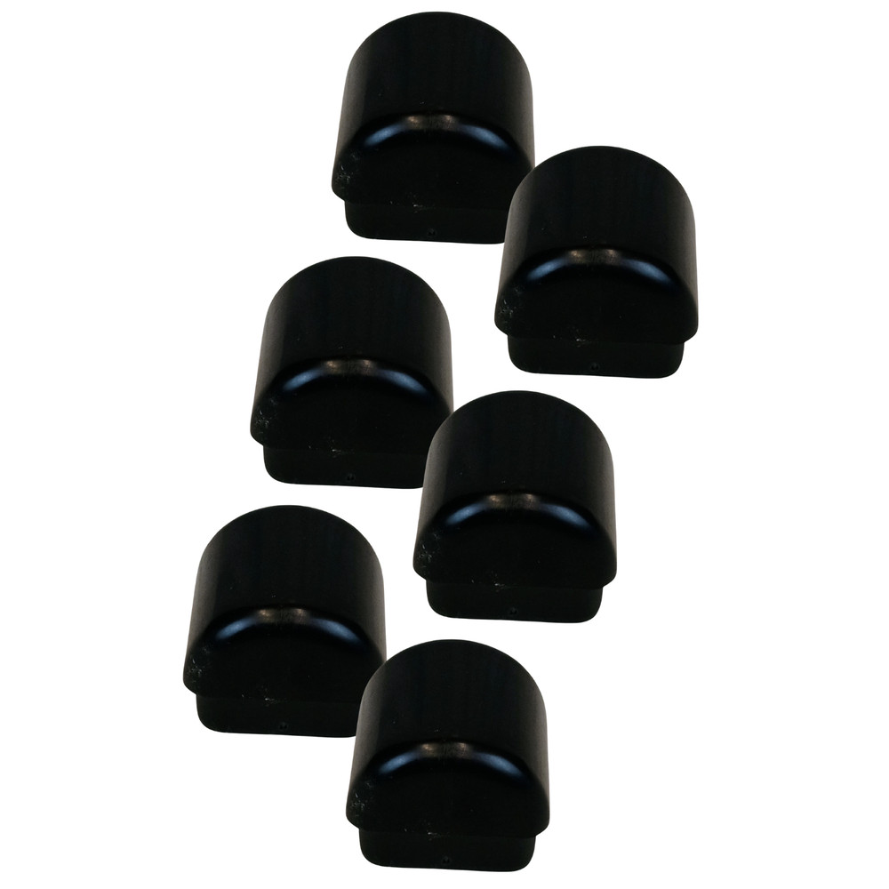 Aluminum Folding Cot Replacement End Caps 6-Pack – New *mocinc.1982*