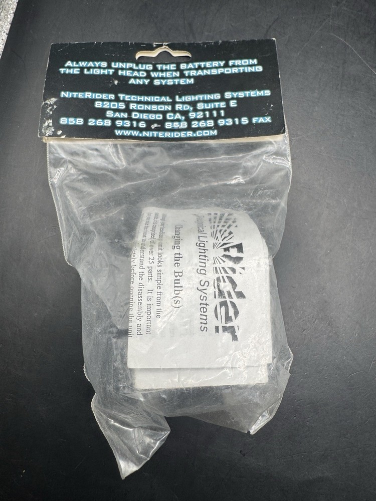 NiteRider 4110 20W 17D 12V Replacement Bulb NOS Technical Lighting Systems