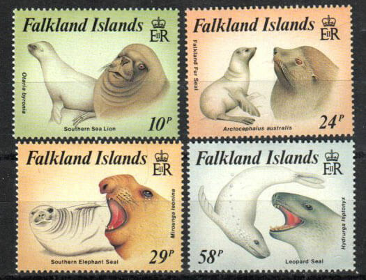 Falkland Islands Stamp 461-464  - Seals