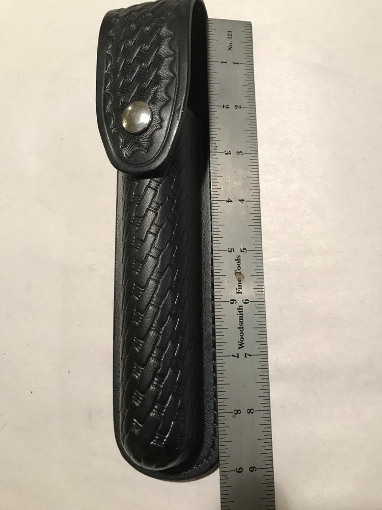 Gould and Goodrich Basket Weave Flashlight Pouch