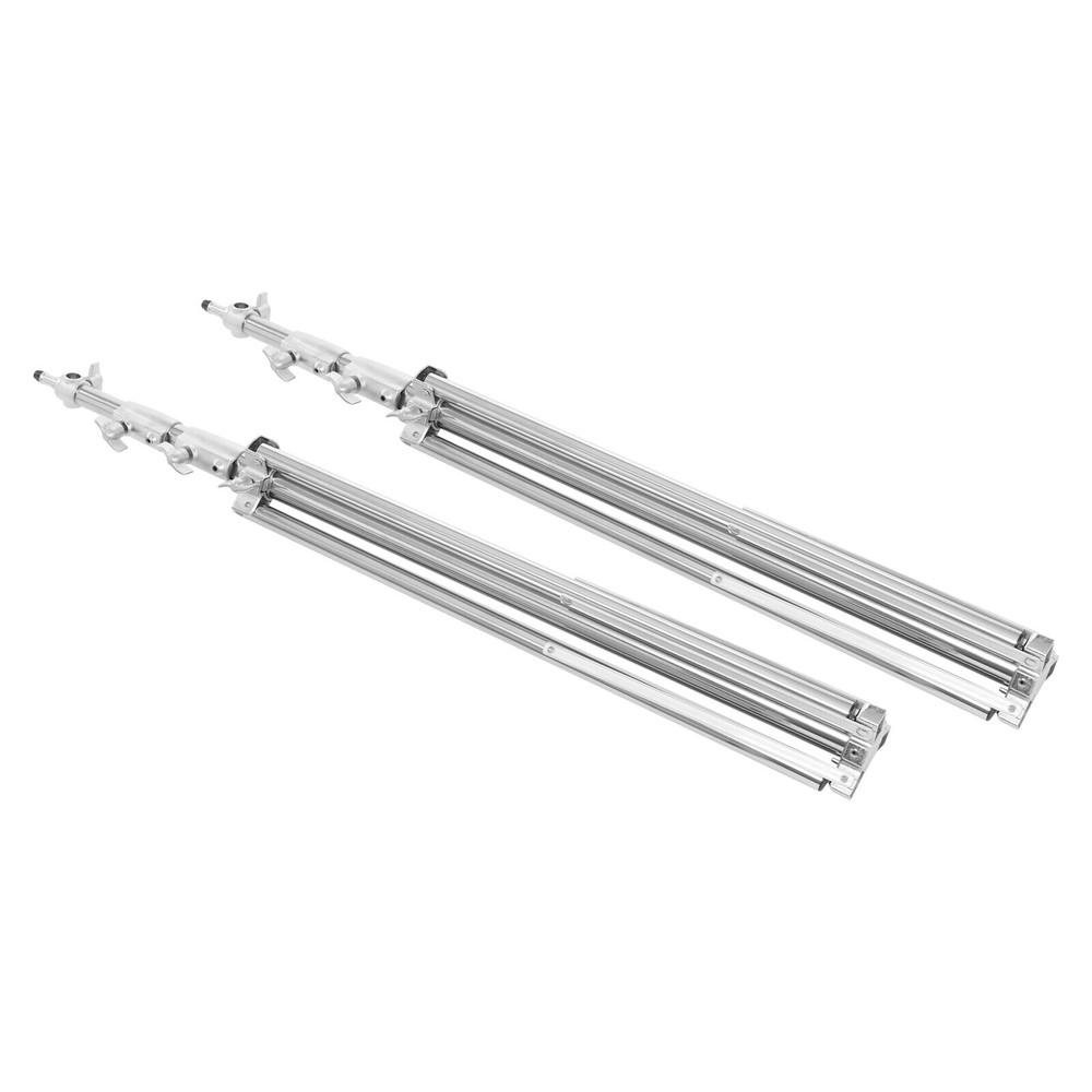 2pcs Adjustable Photography Light Stand Kit with Softbox and Backdrop Support