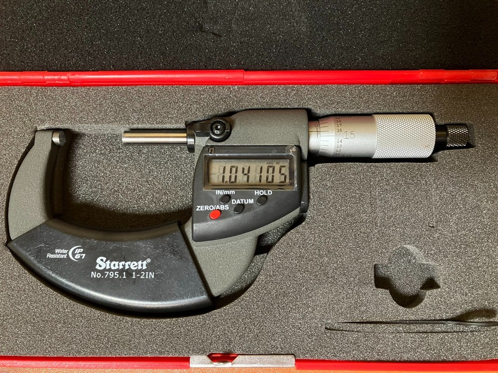 STARRETT ELECTRONIC 1-2 MICROMETER