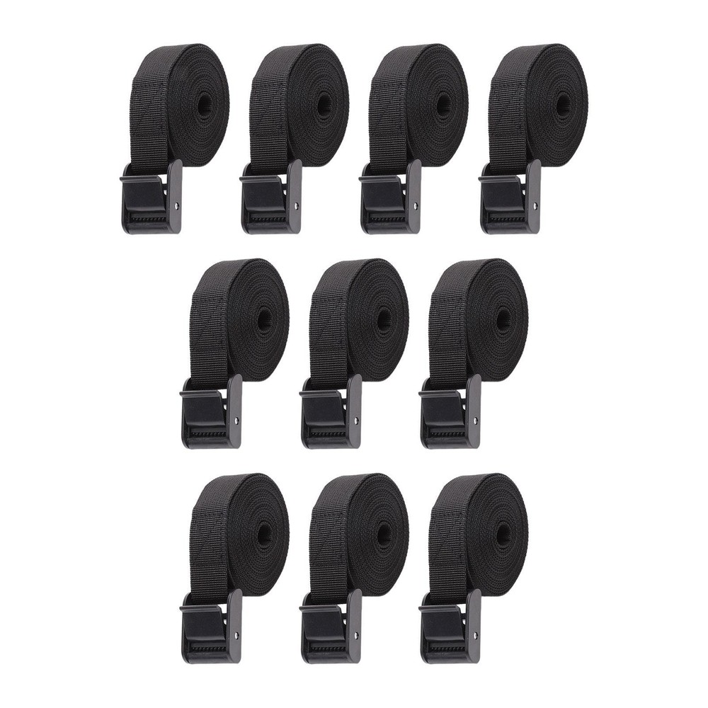 10 Pieces Cargo Securing Straps Lashing Straps Adjustable