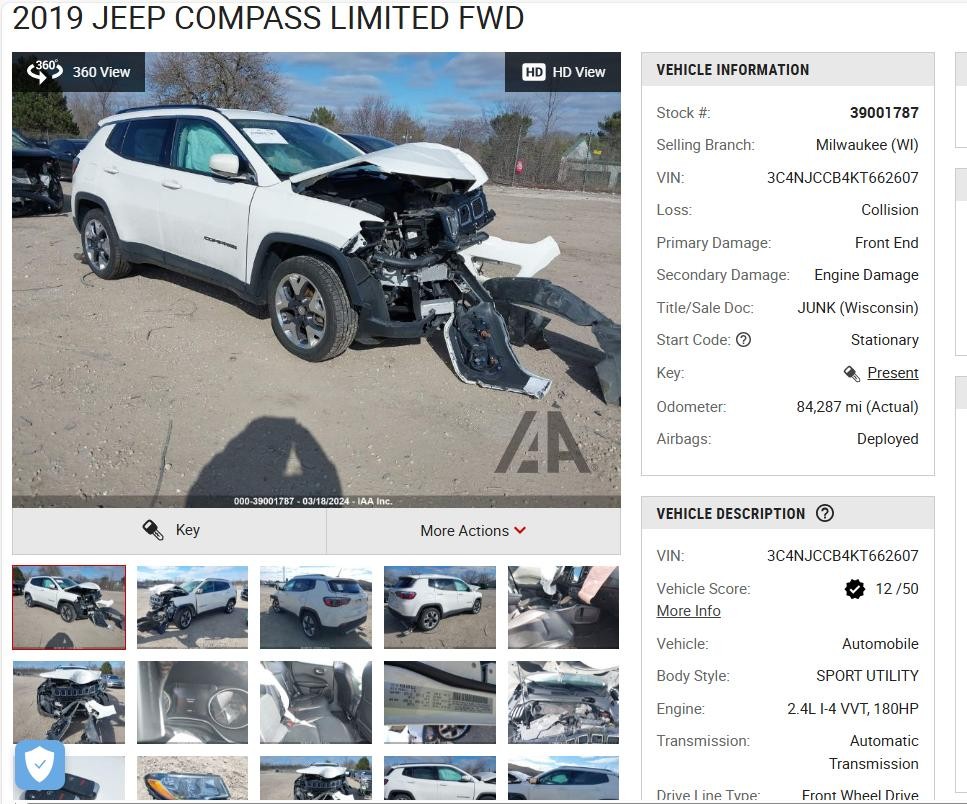 Used Telematics Interface Module fits: 2019 Jeep Compass Communication new style