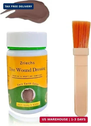 Tree Wound Pruning Sealer,Tree Wound Dressing with Brush, Bonsai Cut Paste, Tree