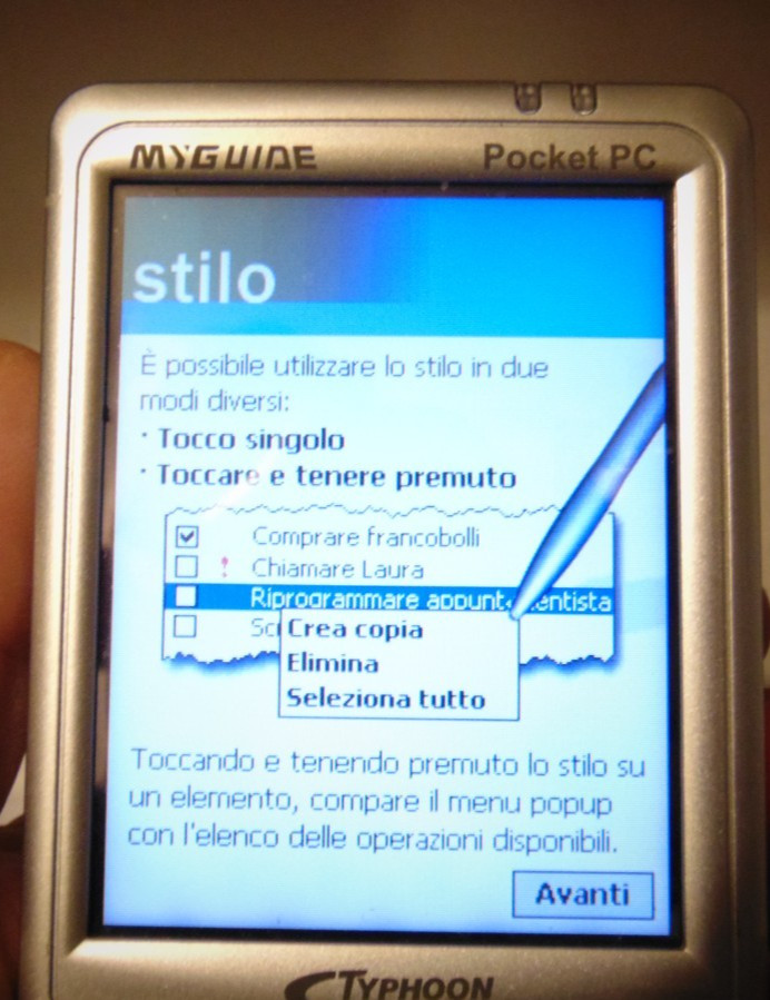 PALMARE - TYPHOON MYGUIDE 3500 - WORKING