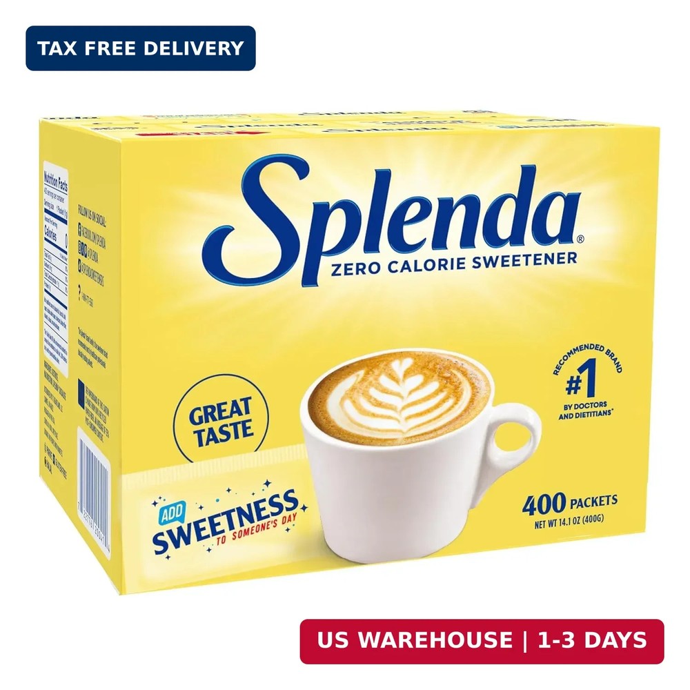 SPLENDA Zero Calorie Sweetener, 400 Count Packets
