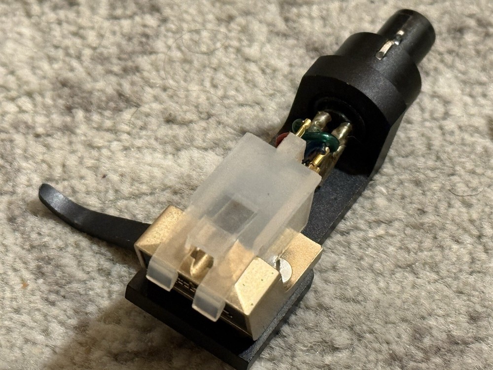 Technics EPC 305MC CARTRIDGE & AUDIOCRAFT HEADSHELL BORON PIPE TESTED & WORKING