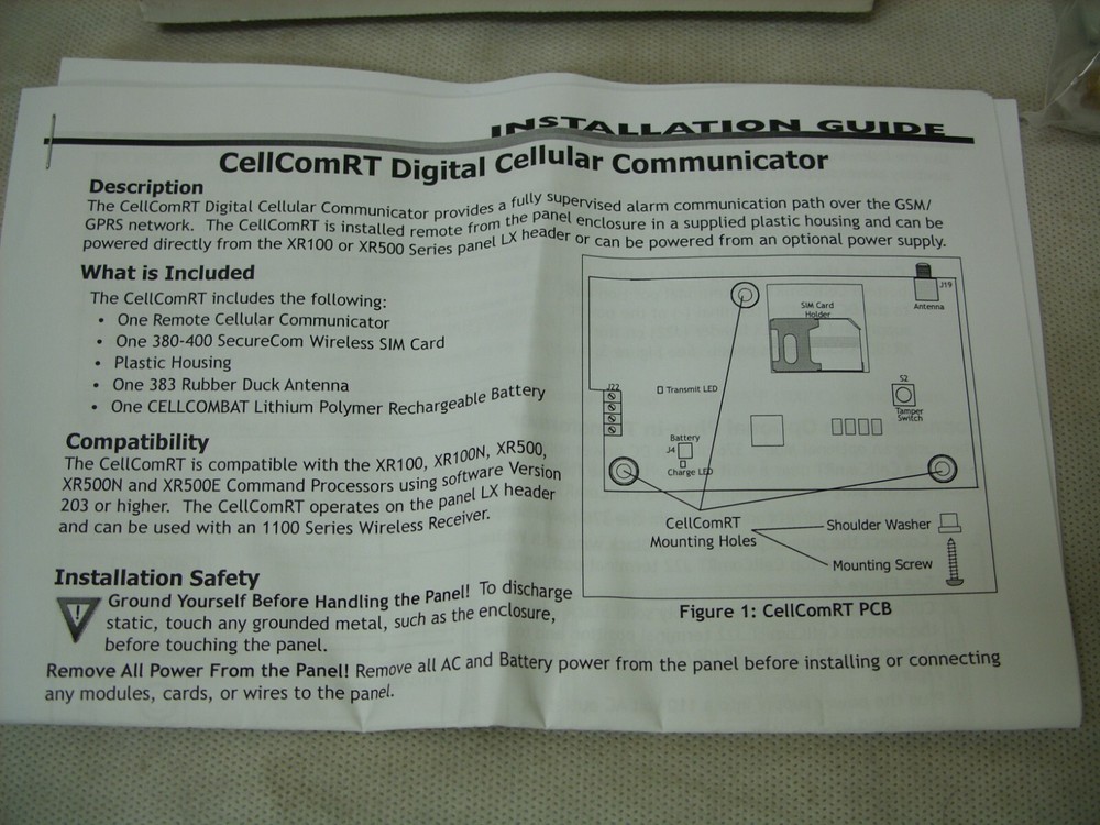 DMP CellComRT REMOTE CELLULAR SECURITY ALARM COMMUNICATOR - New Old Stock