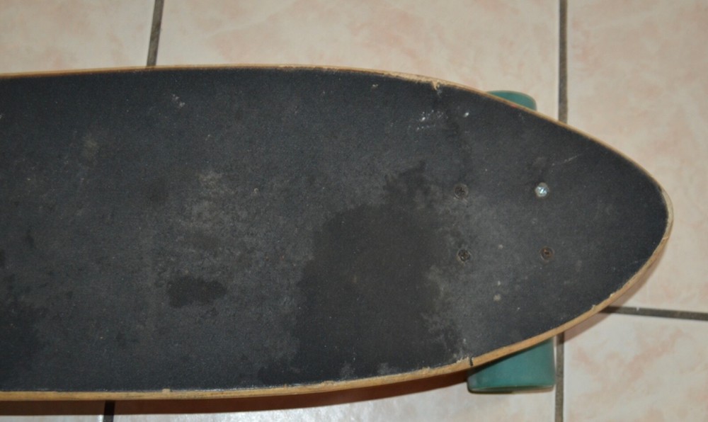 Punked skateboard with speed cruiser wheels