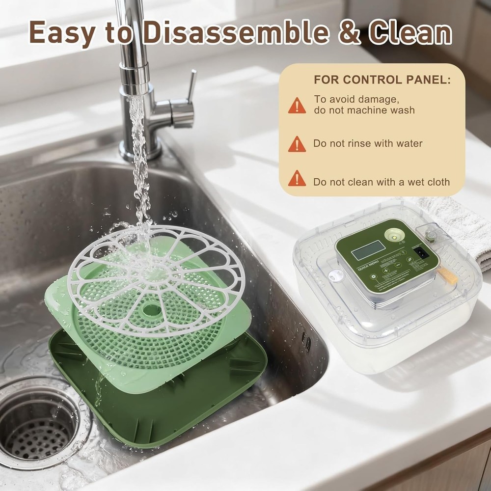 Series IV - 12 Egg Fully Automatic Incubator, Low Maintenance, Intelligent Se...