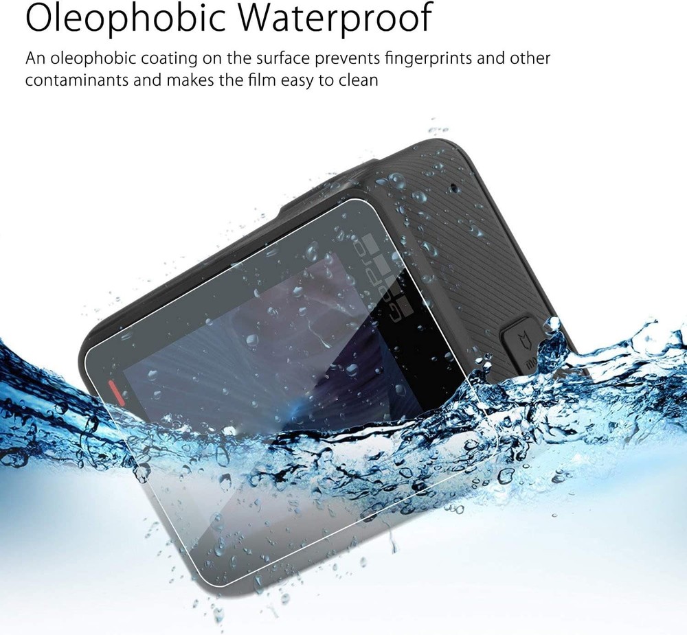 FiTSTILL Screen Protector For Go Pro hero 8 black, 8 black