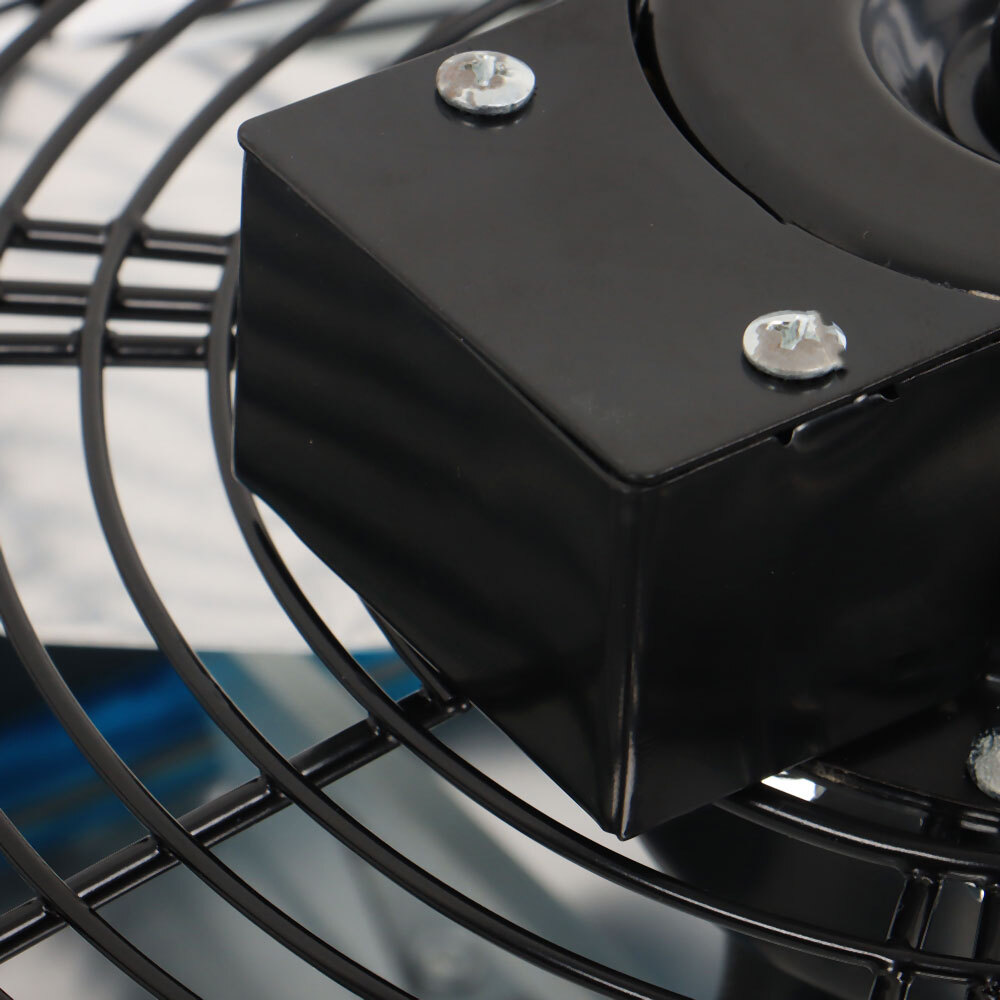 12" Wall Mounted Shutter Exhaust Fan 940CFM Aluminum High Speed With Controller