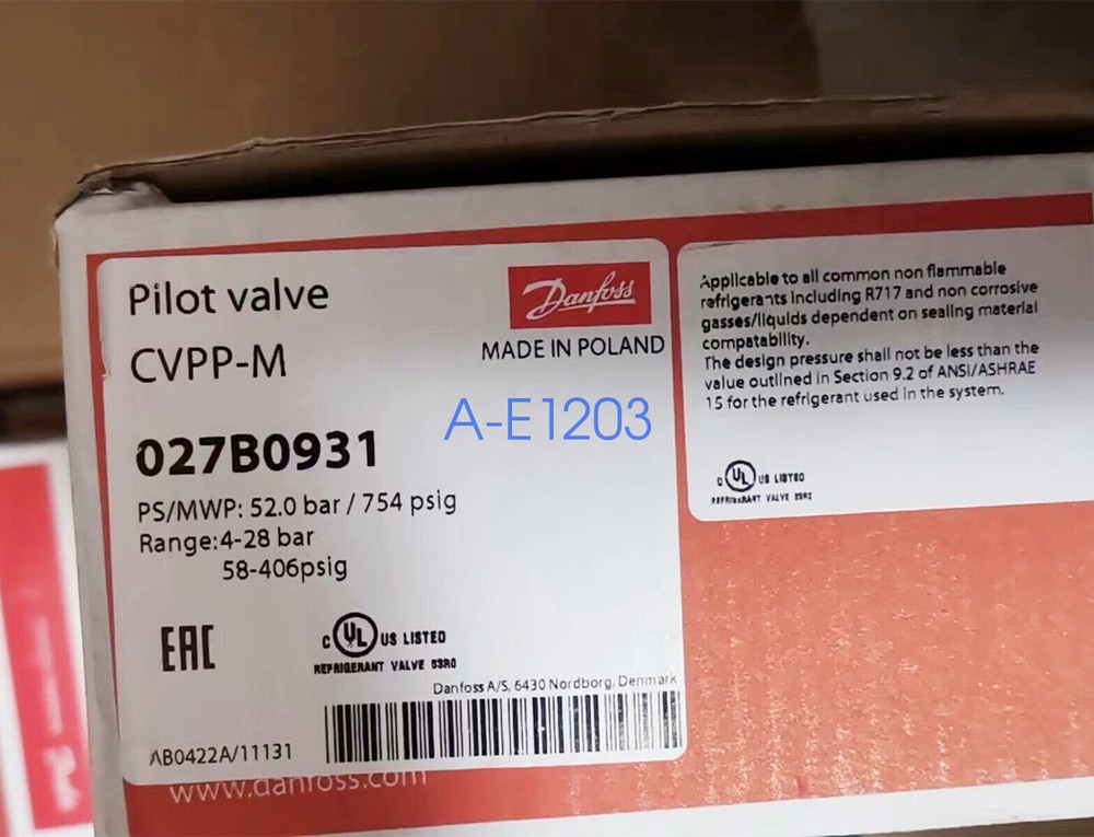 1PC Danfoss CVPP-M 027B0931 Pilot Valve DHL/FedEx