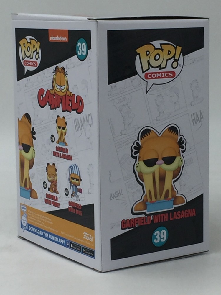Funko Pop! Comics Garfield With Lasagna #39 With Pop Protector