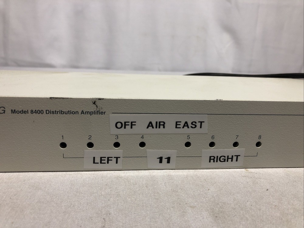 Used Audioarts Engineering Amp model 8400 Good Condition