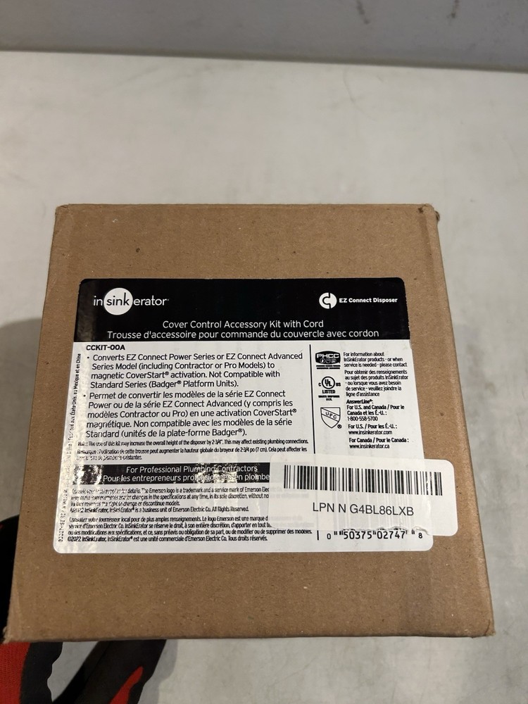 CCKIT-00A Insinkerator Cover Control Accessory Kit with Cord New OEM